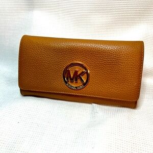 Michael Kors Fulton Wallet Color - Luggage